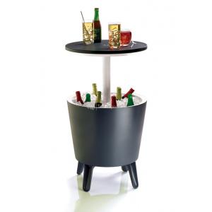 Cool Bar tuinbar inclusief koelbox antraciet Cool Bar tuinbar inclusief koelbox antraciet